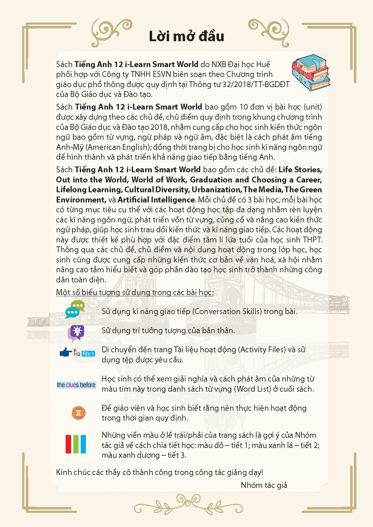 Tiếng Anh 12 i-Learn Smart World - Teacher's Book