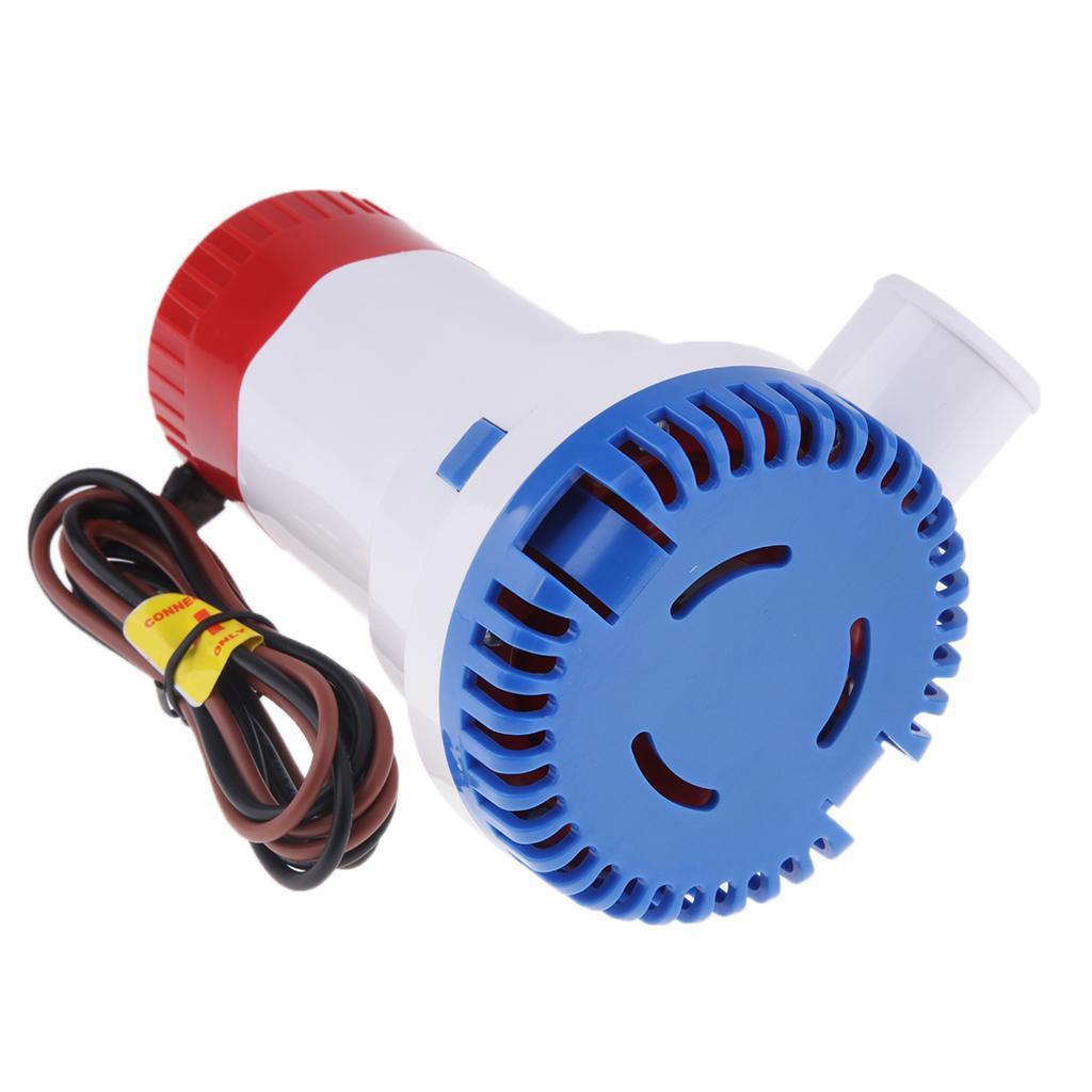 12V 1500GPH Boat Bilge Water Pump  Submersible Pump