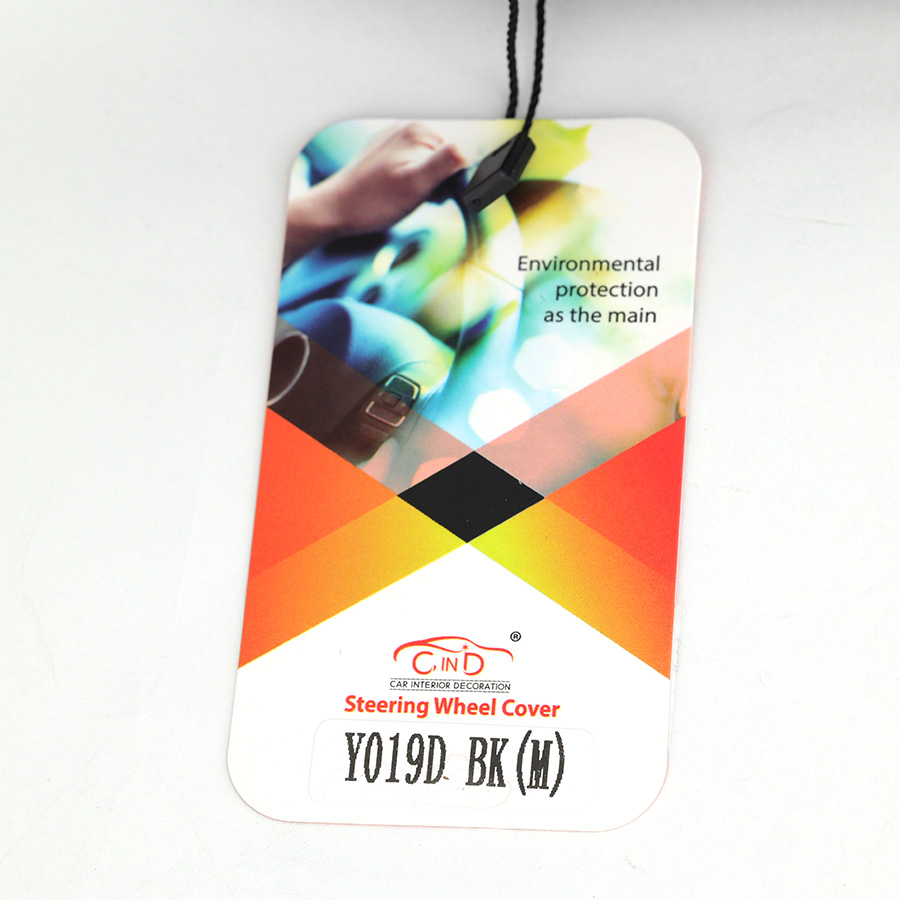 Bọc Vô Lăng D-Cut CIND Y019D Size M Màu Đen Da PU Lõi TPE Chống Trượt Siêu Êm - Nhập Khẩu Chính Hãng