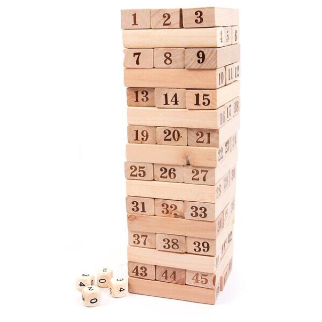 BỘ ĐỒ CHƠI RÚT GỖ THÔNG MINH 54 CHI TIẾT