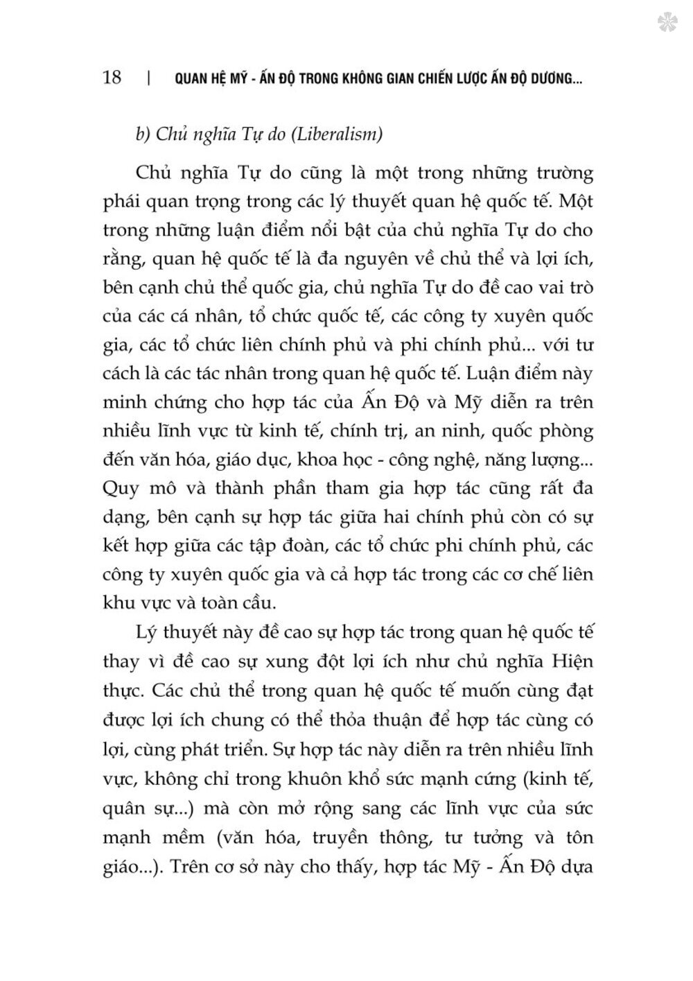 Quan hệ Mỹ - Ấn Độ trong không gian chiến lược Ấn Độ Dương - Thái Bình Dương - bản in 2024