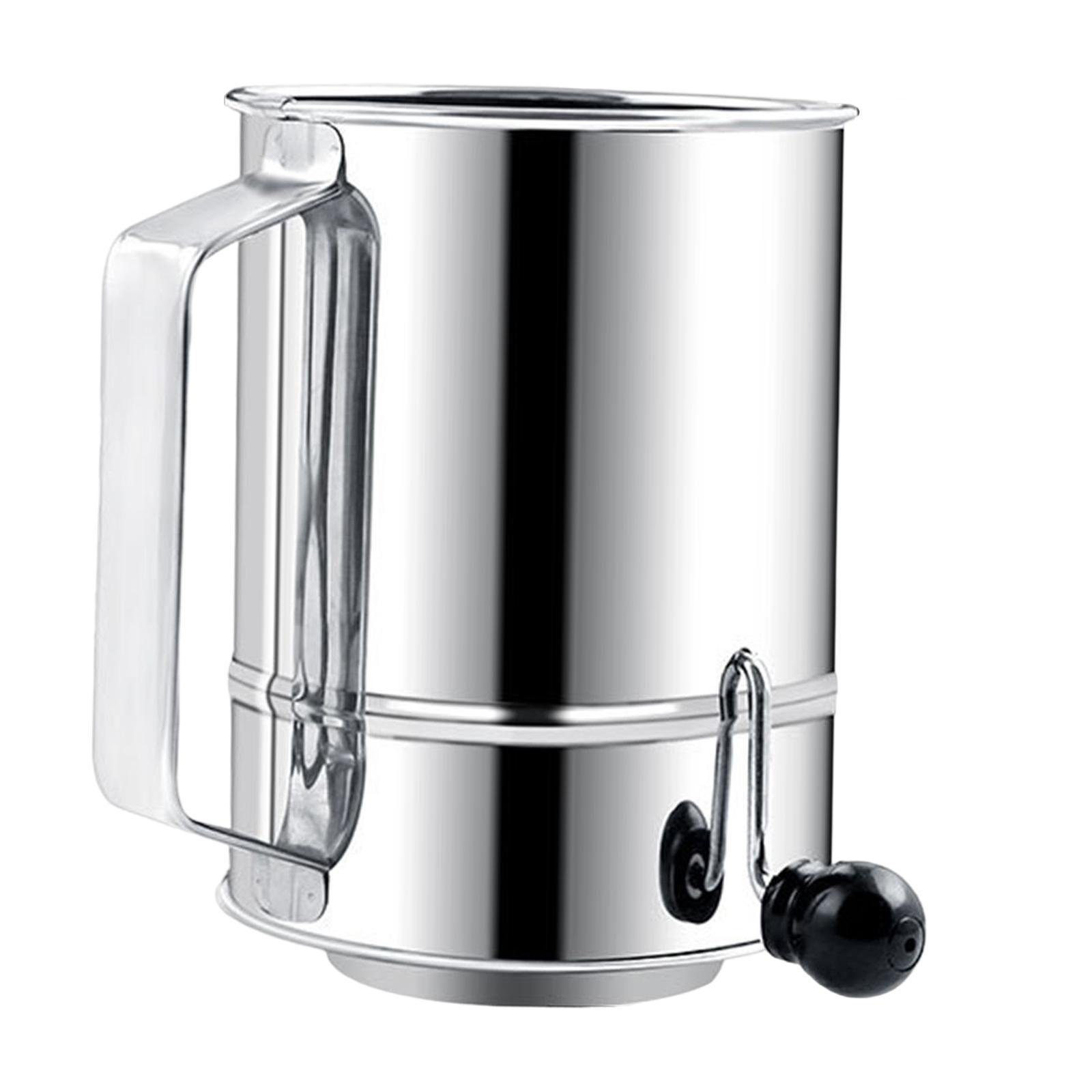 Handheld Baking Sieve Cup Kitchen Gadgets Baking Sugar Sifter for Baking Supplies