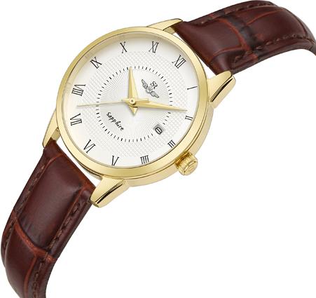 Đồng Hồ Nữ SRwatch SL1057.4602TE - Sapphire - 30mm - Quartz (Pin) - Dây da