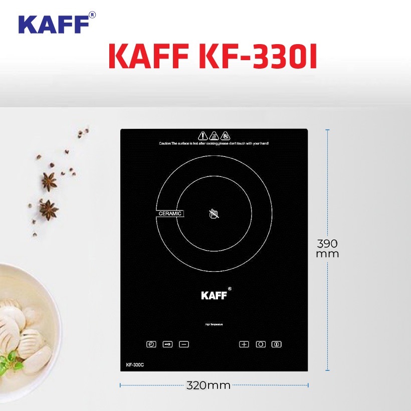 Bếp Từ Đơn Âm Cảm Ứng DOMINO KAFF KF-330I - Hàng Chính Hãng