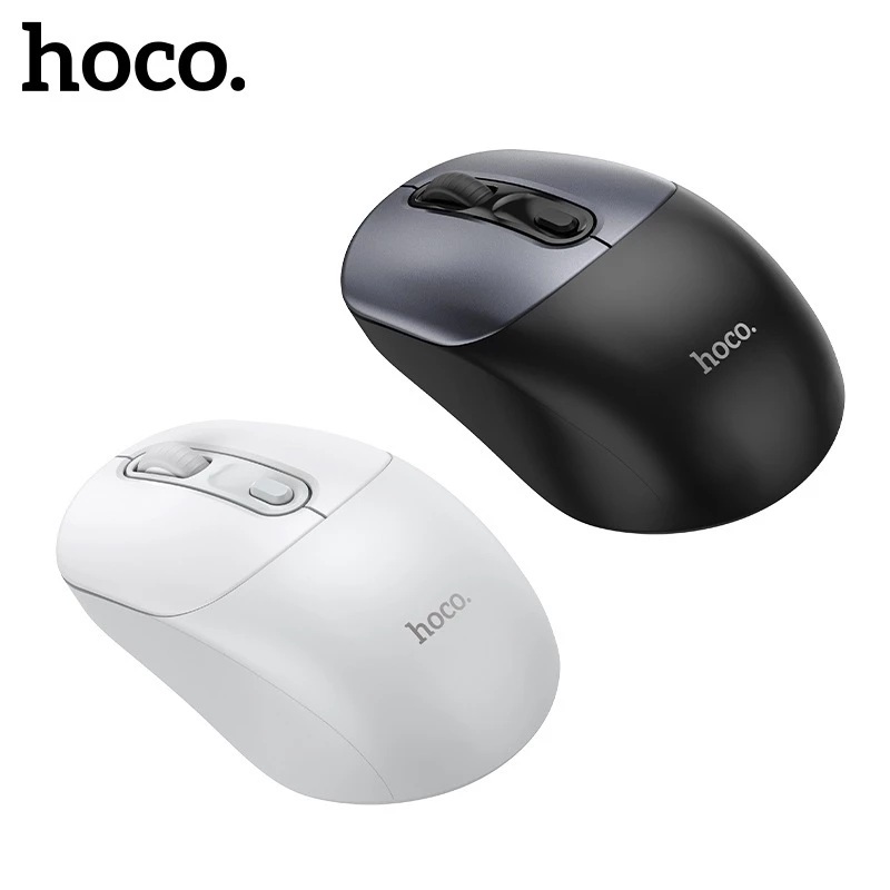 Chuột không dây Hoco GM28 kết nối USB 2.4G, dùng cho PC, Laptop, Tivi - Hàng chính hãng