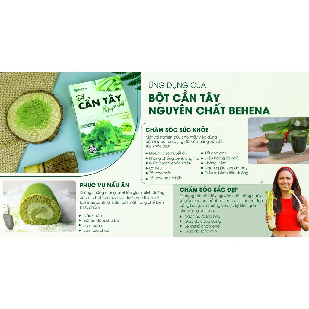 Bột Cần Tây Nguyên Chất Sấy Lạnh Behena Hộp 50g
