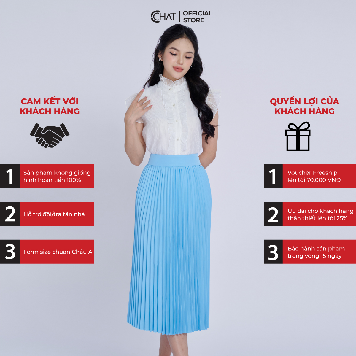 Áo Kiểu Nữ Bèo Nẹp Sát Nách Dáng Suông Chất Voan Cao Cấp 13FNV2019ST