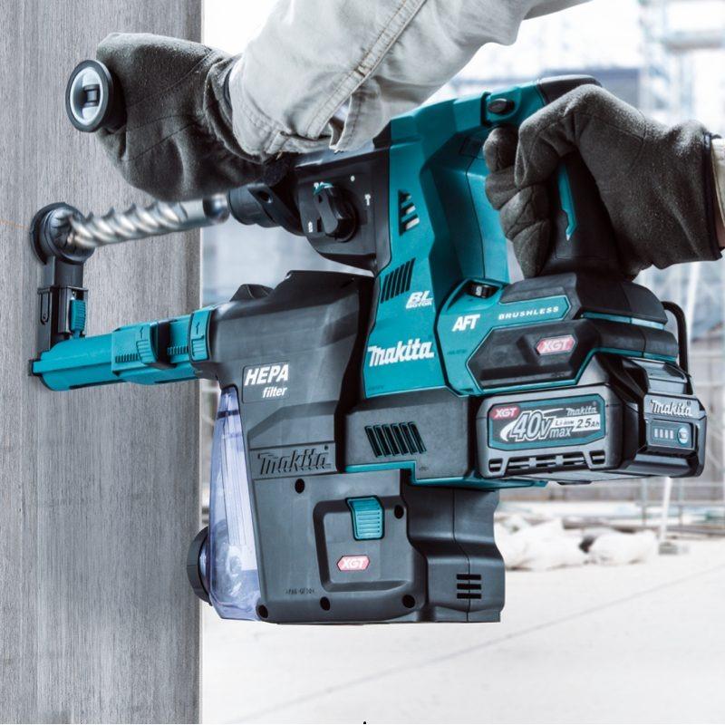 MÁY KHOAN ĐA NĂNG PIN 40V 1100 W MAKITA HR001GM202 - HÀNG CHÍNH HÃNG