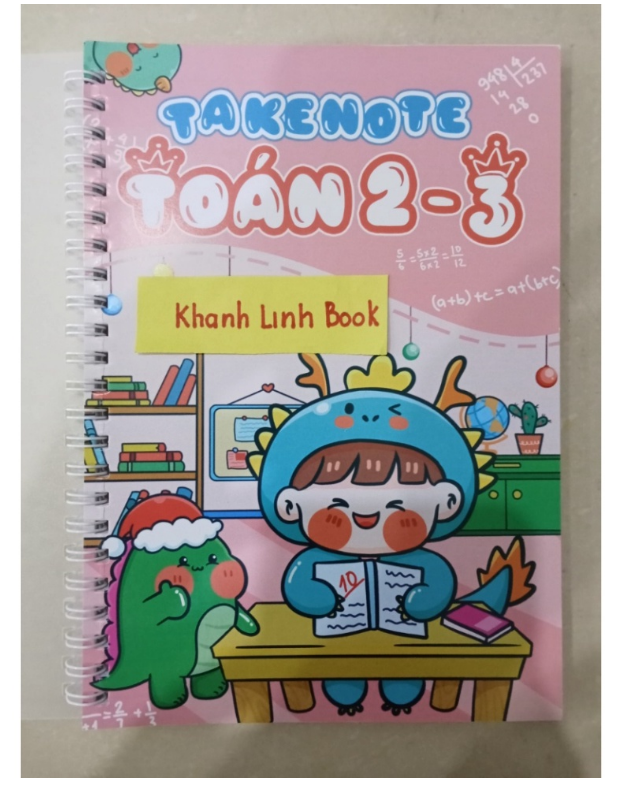 Sách - takenote toán + tập làm văn + tiếng anh lớp 2 - 3