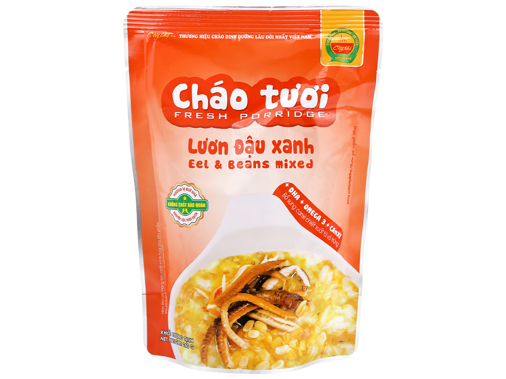 Cháo tươi lươn đậu xanh Cây Thị gói 260g