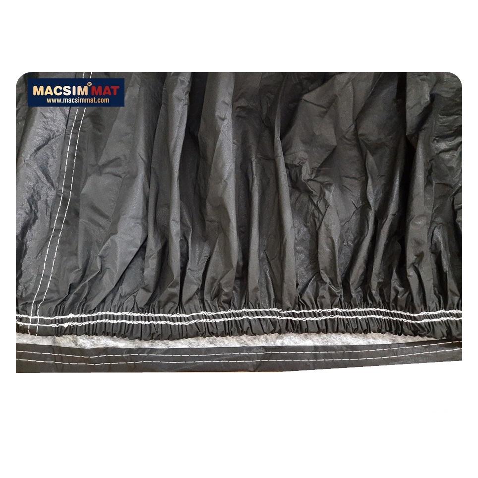 Bạt phủ cao cấp ô tô Mazda 2 nhãn hiệu Macsim sử dụng trong nhà và ngoài trời chất liệu Polyester - màu đen và màu ghi