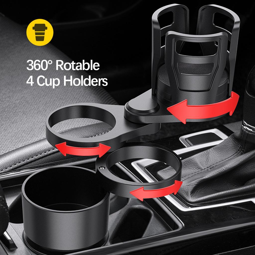 Car Cup Holder   Expander Black Organizer