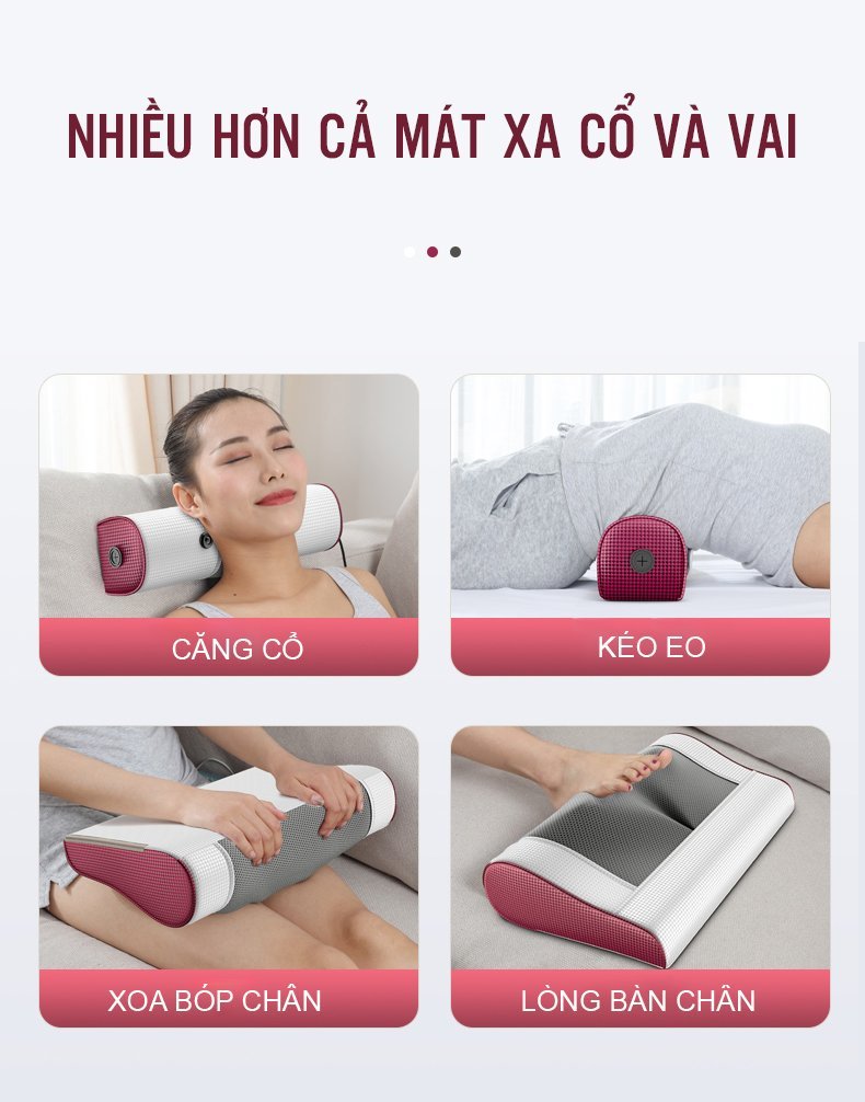 Gối massage đa năng JB311 - KM