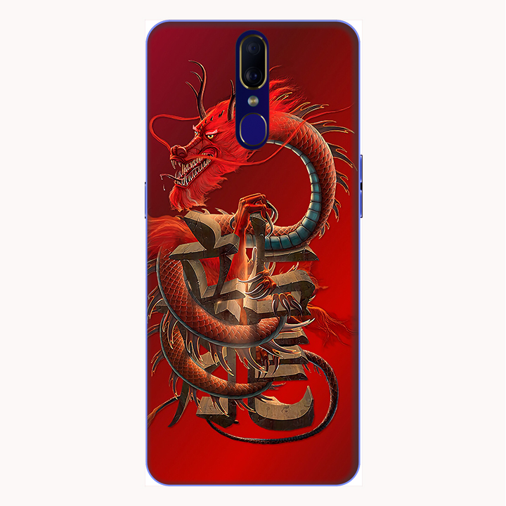 Ốp lưng điện thoại Oppo F11 hình Rồng Đỏ - Hàng chính hãng