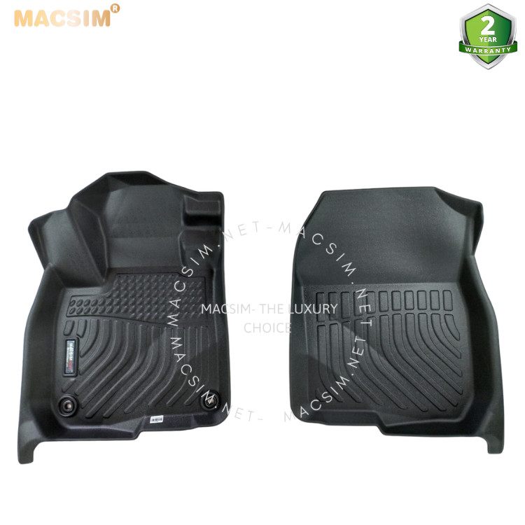 Thảm lót sàn xe ô tô Honda CRV 2018-2022+ tới nay Nhãn hiệu Macsim chất liệu nhựa TPE cao cấp màu đen