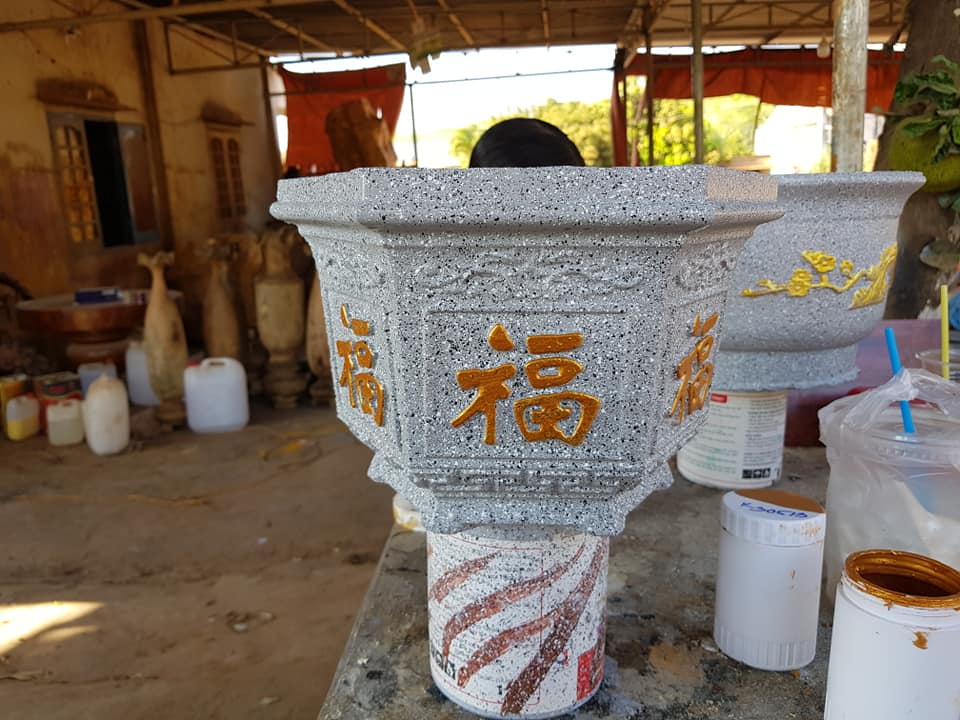 Khuôn đúc chậu cảnh lục giác 30 có lòng trong dễ dàng sử dụng không cần kỹ thuật