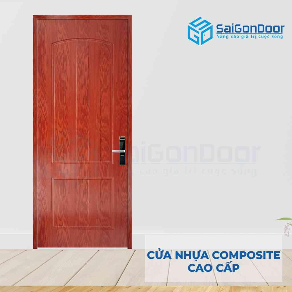 Cửa Nhựa Composite Sungyu LX05-04 Vân Gỗ PVC Cao Cấp  -SAIGONDOOR