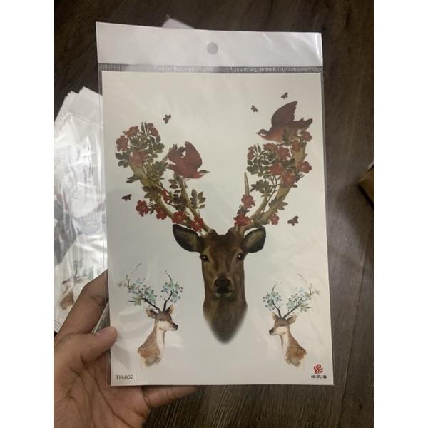 HÌNH XĂM DÁN KÍN LƯNG - SET HÌNH XĂM GIẢ TATOO