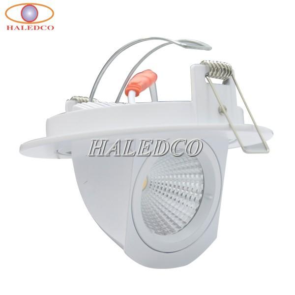 Đèn LED âm trần 12W HALEDCO rọi tranh, ảnh góc xoay linh hoạt