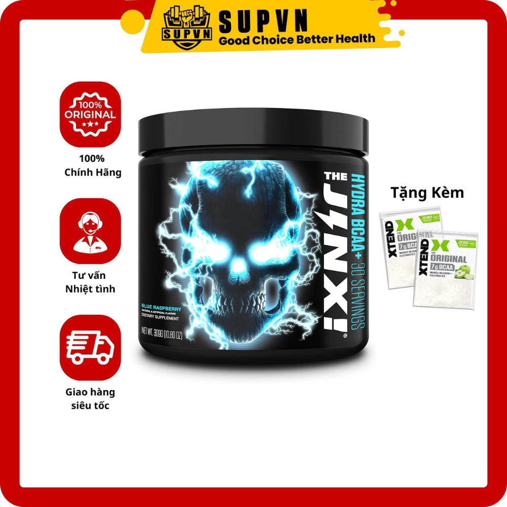 The Jnx Hydra BCAA + (30 Lần Dùng) - Hỗ Trợ Tăng Sức Mạnh và Phục Hồi Cơ Sau Luyện Tập