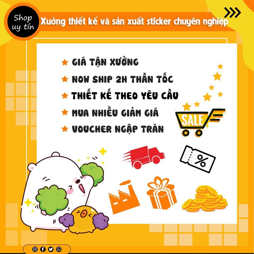 Decal ĐÁ ME trang trí quán nước tường, tủ kính bền đẹp chống nước cắt sẵn khổ A4