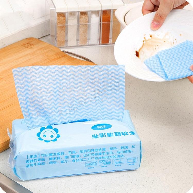 Khăn lau đa năng dạng rút bịch 80 tờ tiện dụng