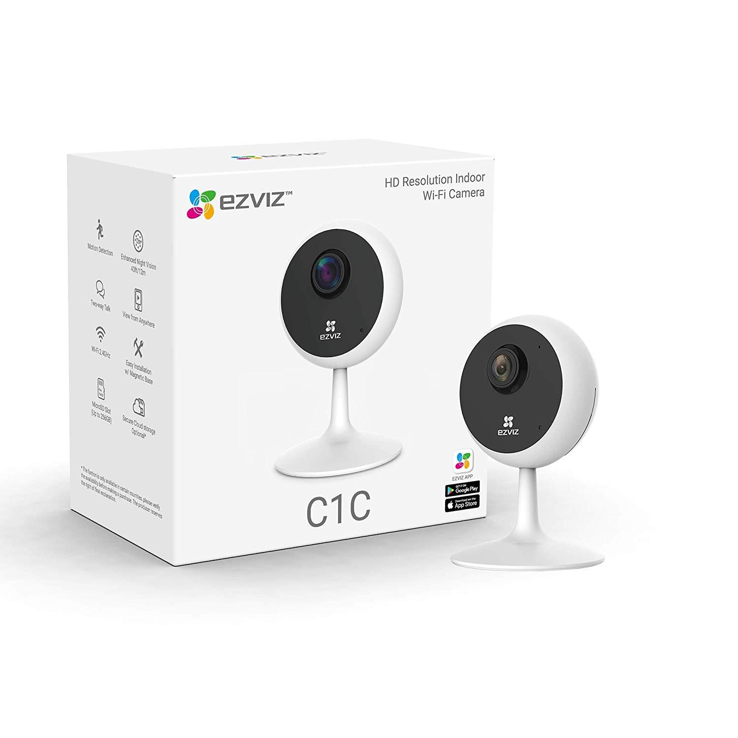 Camera Giám Sát IP Siêu Nhỏ Gọn EZVIZ Mini C1C 2MP Full HD 1080P - Thẻ nhớ NETAC 64GB - Hàng Chính Hãng