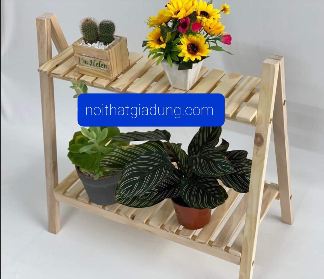 Kệ TrangTrí Mini Chữ A 2 Tầng