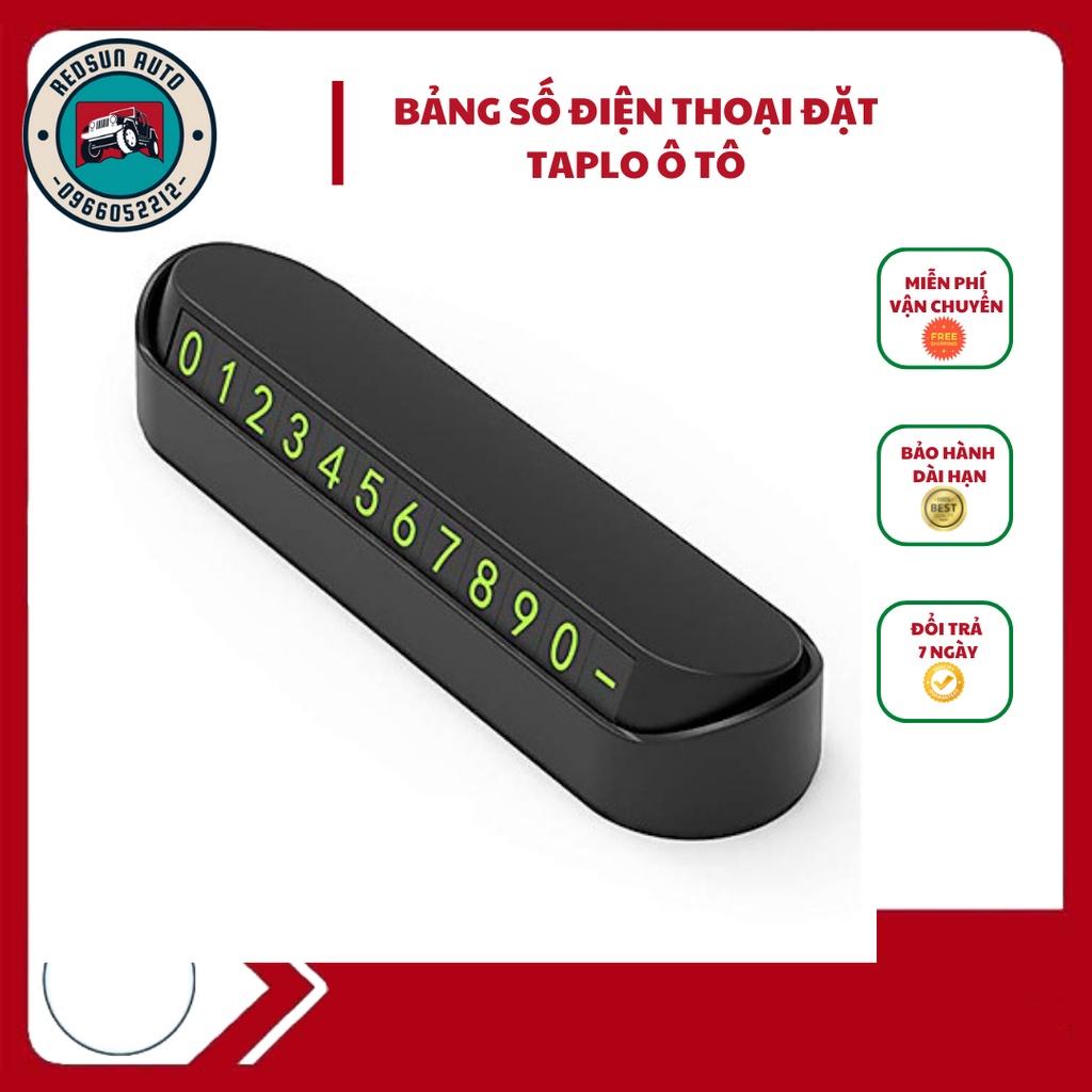 Bảng số ĐT ô tô, thẻ đỗ xe hiển thị số ĐT gắn Taplo xe hơi, ô tô - Cực kì tiện lợi