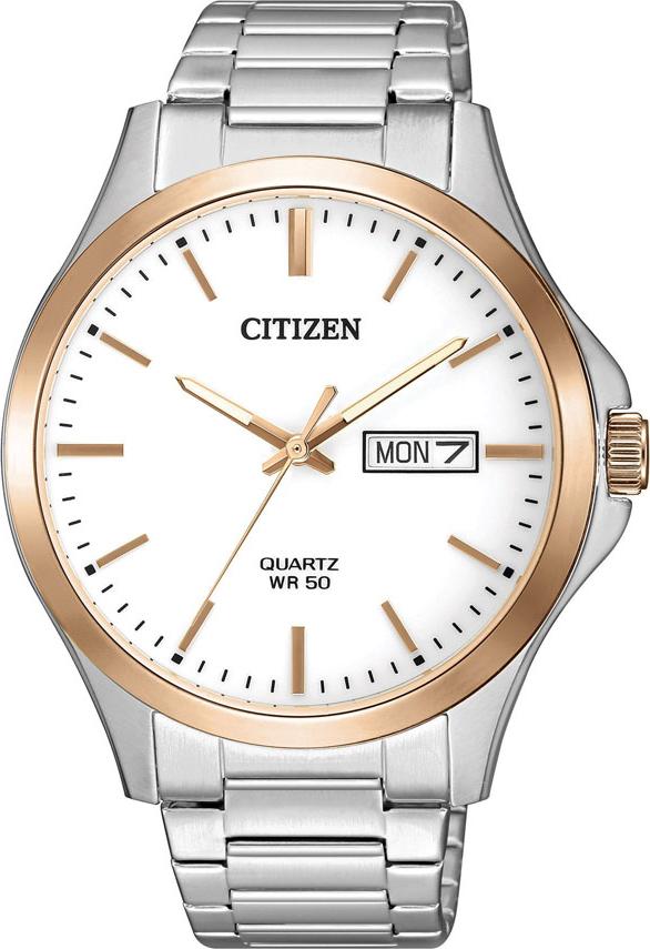 Đồng Hồ Nam Citizen Dây Thép Không Gỉ BF2006-86A - Mặt Trắng 