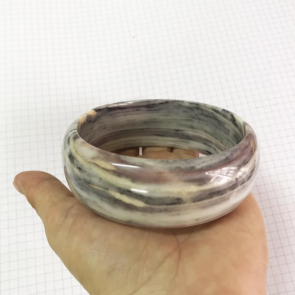 Vòng tay đá thật bản cao vân đa sắc cho các mệnh nhiều size cho các mệnh