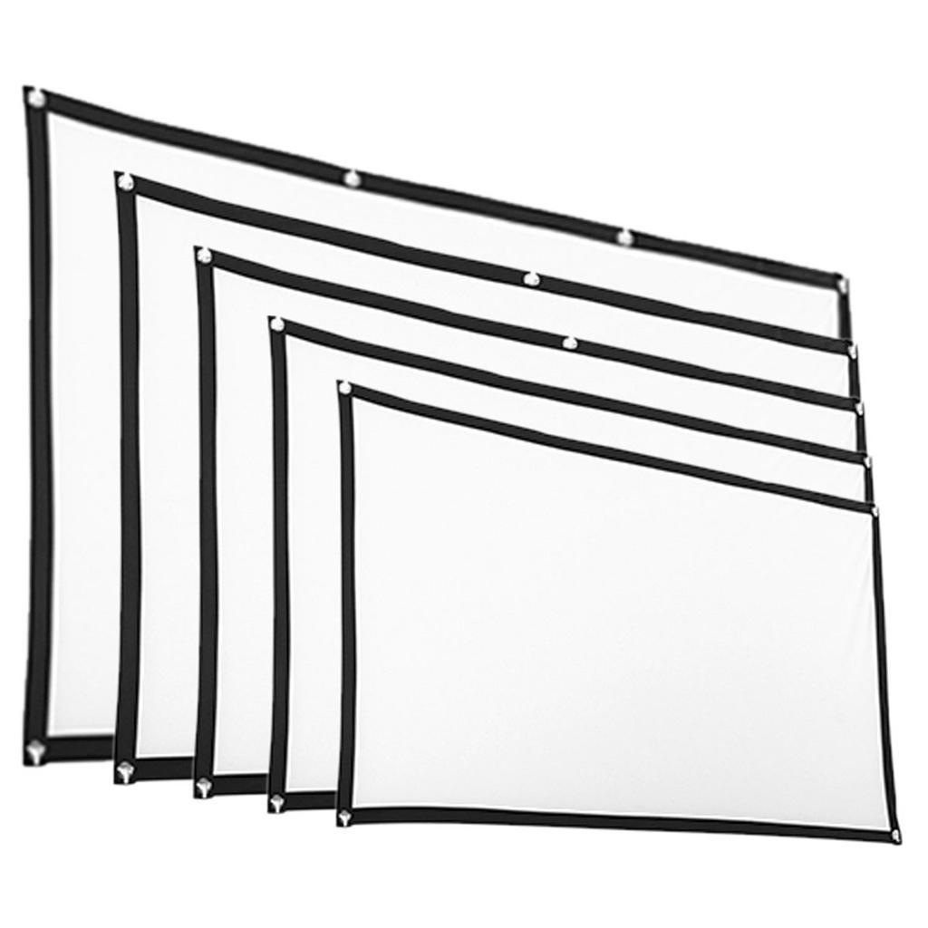 Durable Soft Projector Screen Film Home Cinema Movie Screen Projection