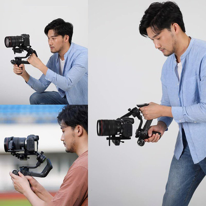 Feiyu Tech SCORP F2 - Gimbal Chống Rung Cho Máy Ảnh Cỡ Lớn, Tải Trọng 2.5kg, Tích Hợp Màn Hình Điều Khiển