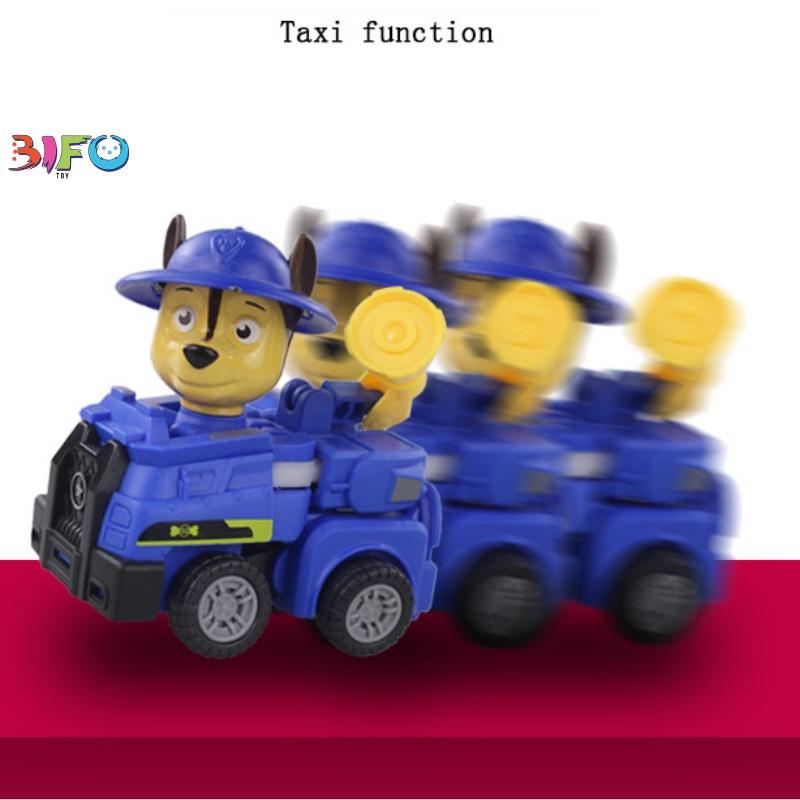 Bộ 4 đồ chơi biến hình biệt đội xe những chú chó cứu hộ Paw Patrol