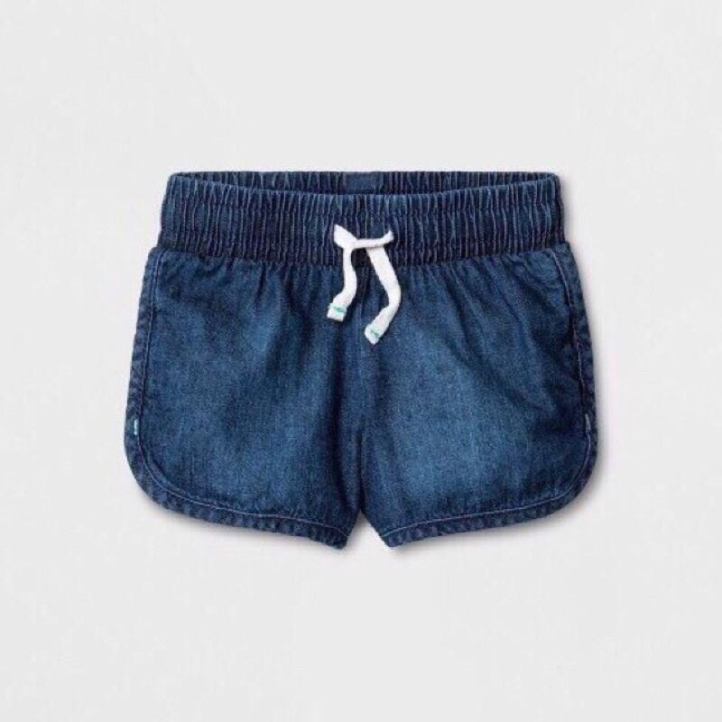 QUẦN SHORT JEAN DENIM CAT&JACK BÉ GÁI