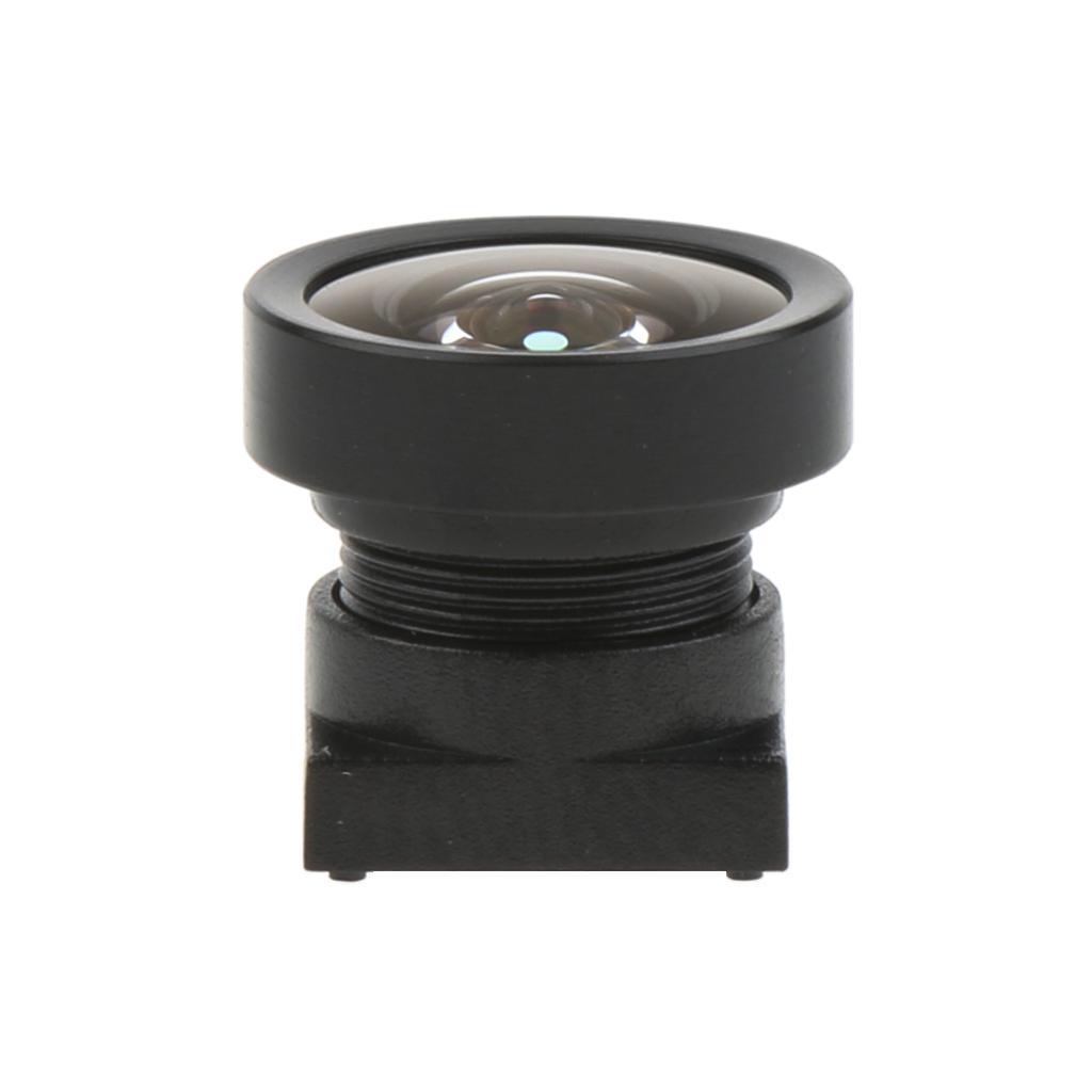 1.7mm Lens Wide Angle Fish Eye 1/3'' M7x0.35 IR Board Fixed For Surveillance Camera - Black