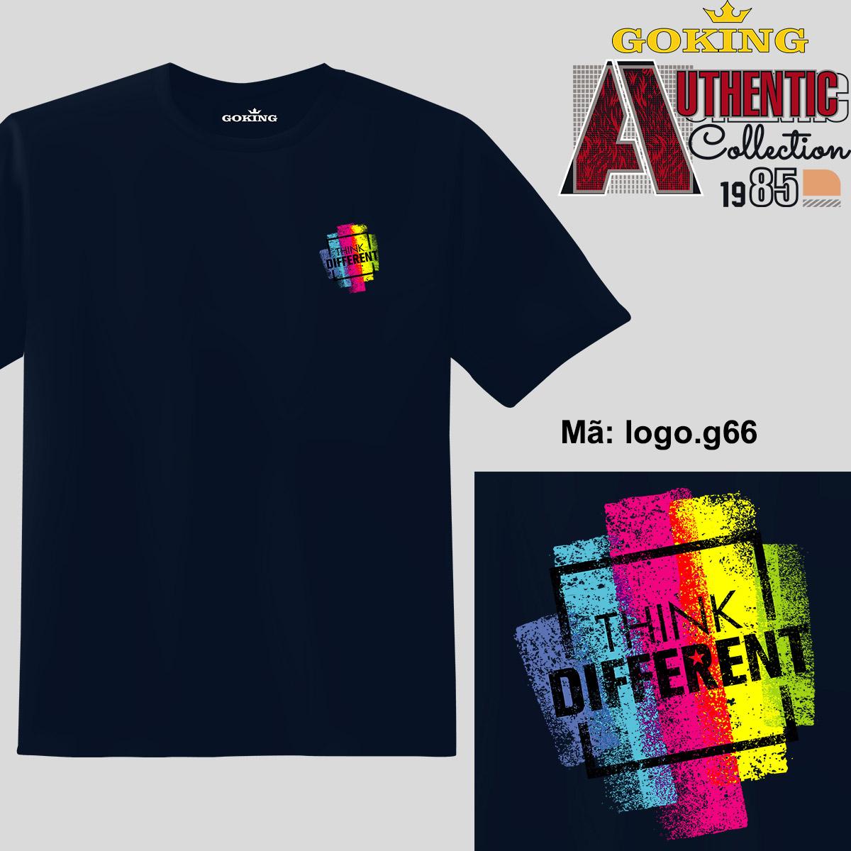 THINK DIFFERENT, mã logo-g66. Hãy tỏa sáng như kim cương, qua chiếc áo thun Goking siêu hot cho nam nữ trẻ em, cặp đôi, gia đình, đội nhóm