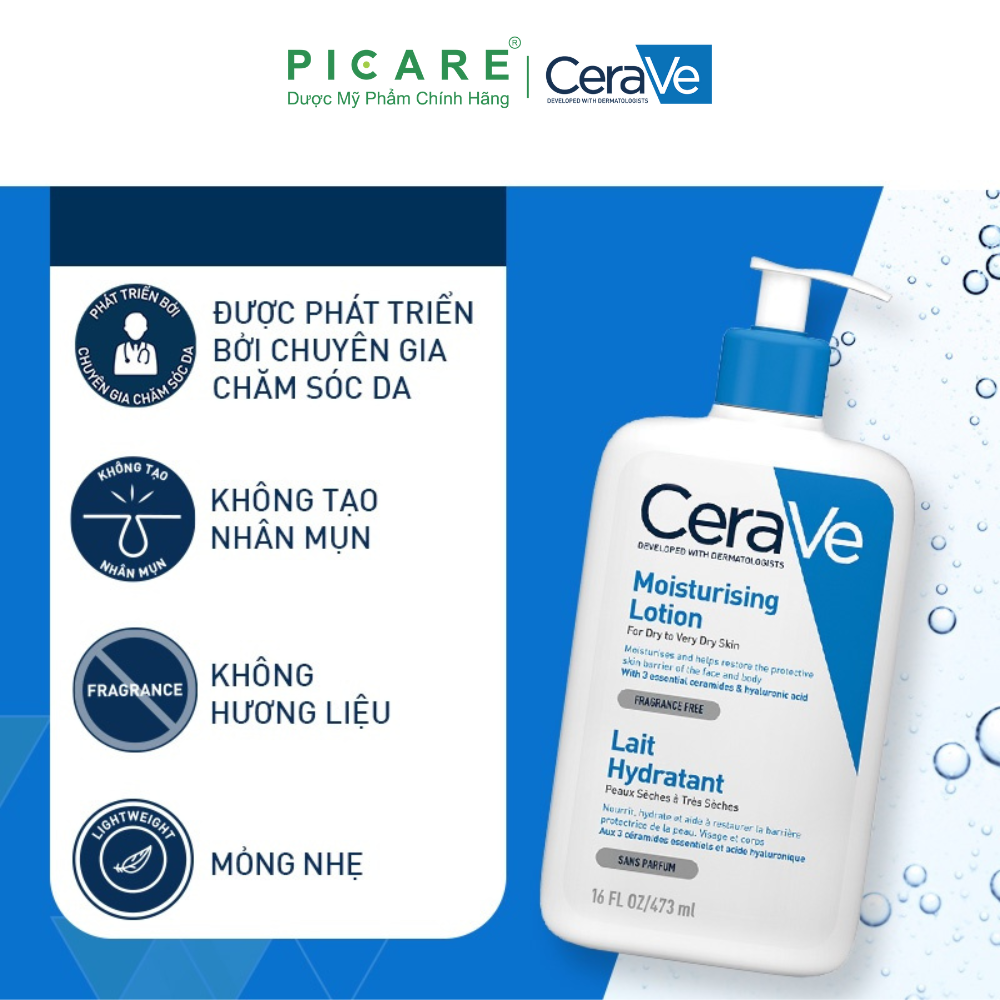 Sữa Dưỡng Ẩm Dành Cho Da Khô CeraVe Moiturising Lotion 473ml