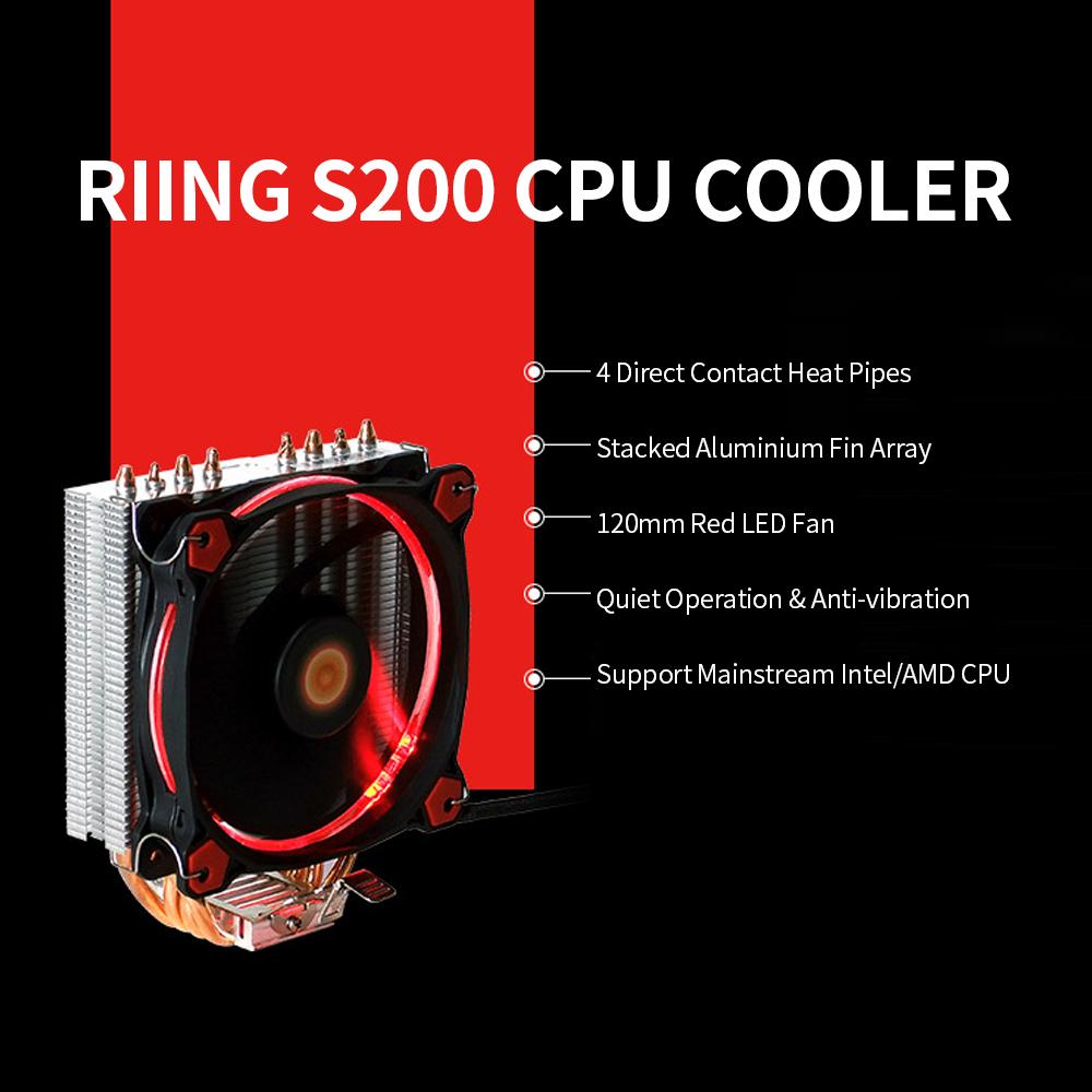 Bộ làm mát CPU Thermaltake với 4 ống dẫn nhiệt