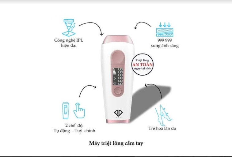 Máy triệt lông cá nhân - Titan Pinky