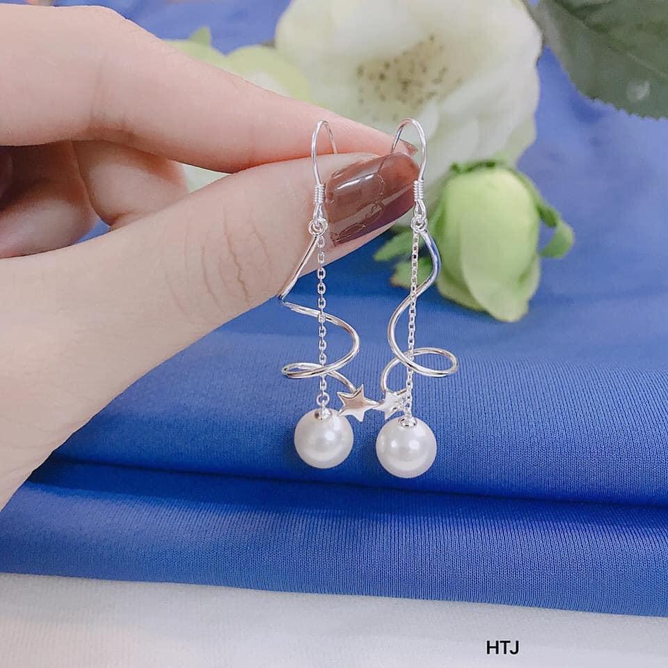 BÔNG TAI BẠC TA - BÔNG TAI SAO XOẮN CAO CẤP