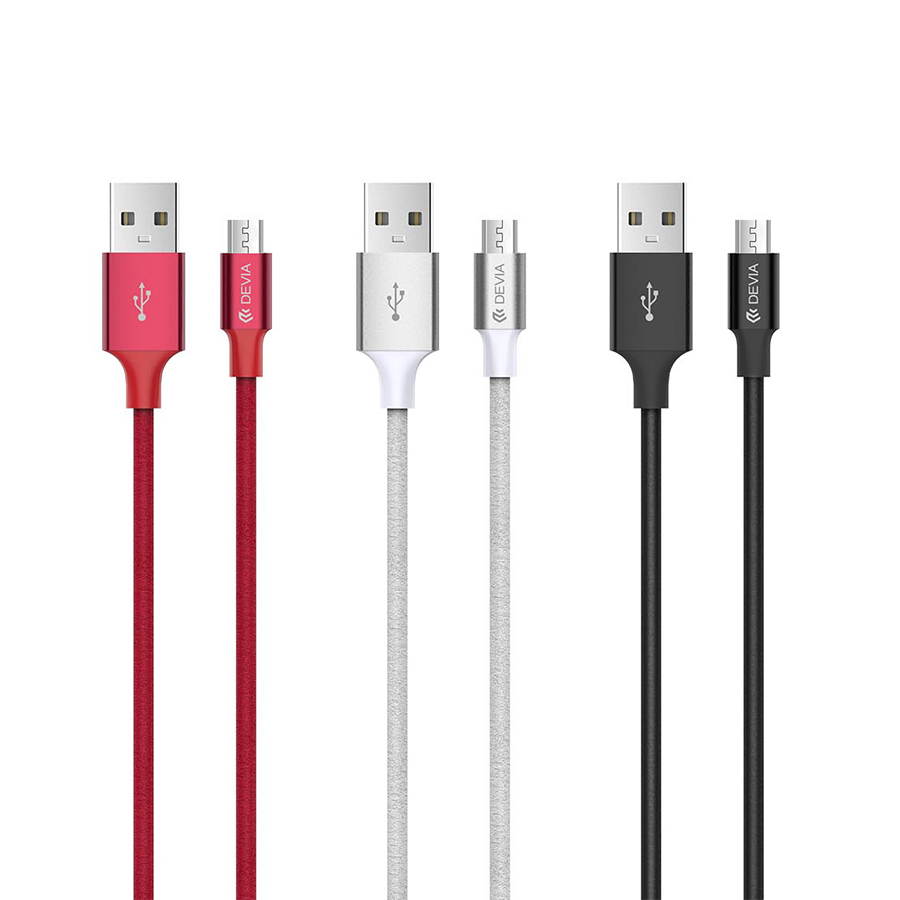 Cáp Lightning USB Pheez Series 5V 2.4A 1M - Hàng chính hãng Devia