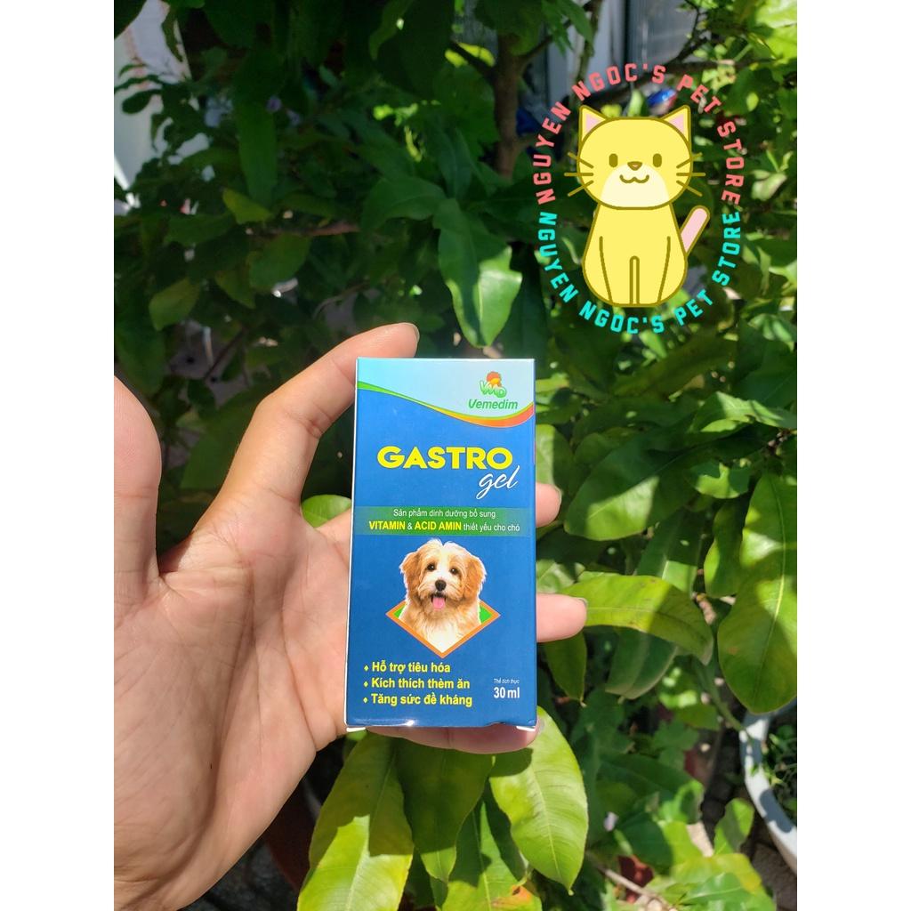 Gastro Gel Vemedim - Dung dịch uống hỗ trợ ăn ngon miệng, cải thiện tiêu hóa và sức đề kháng CHÓ MÈO chai 30ml