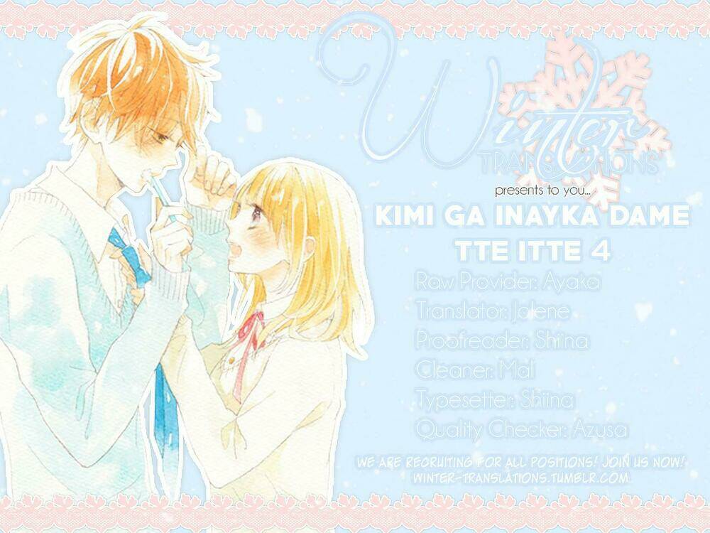 kimi ga inakya dame tte itte chapter 4 1