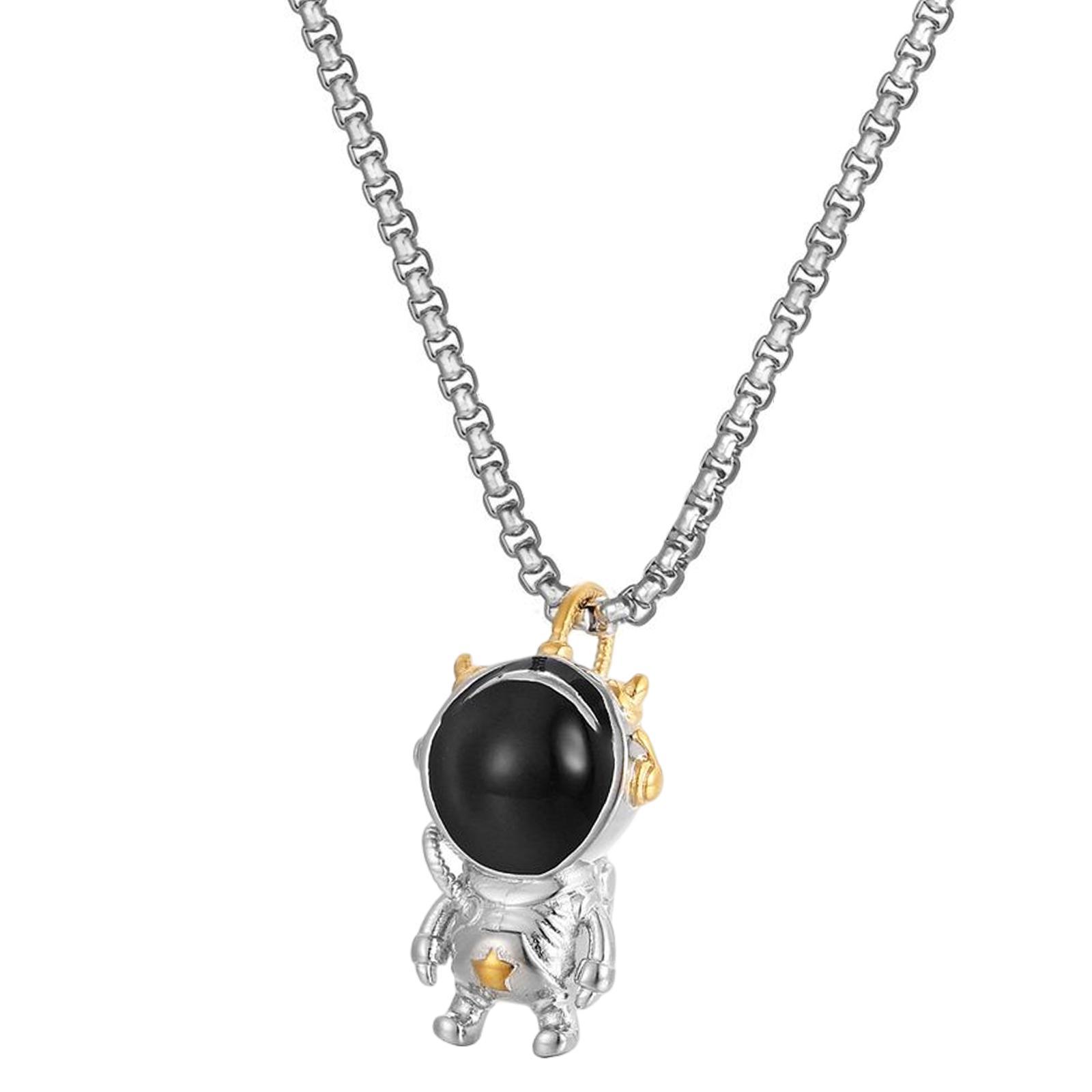 Astronaut Pendant Necklace Necklace for Couples Boys Girls