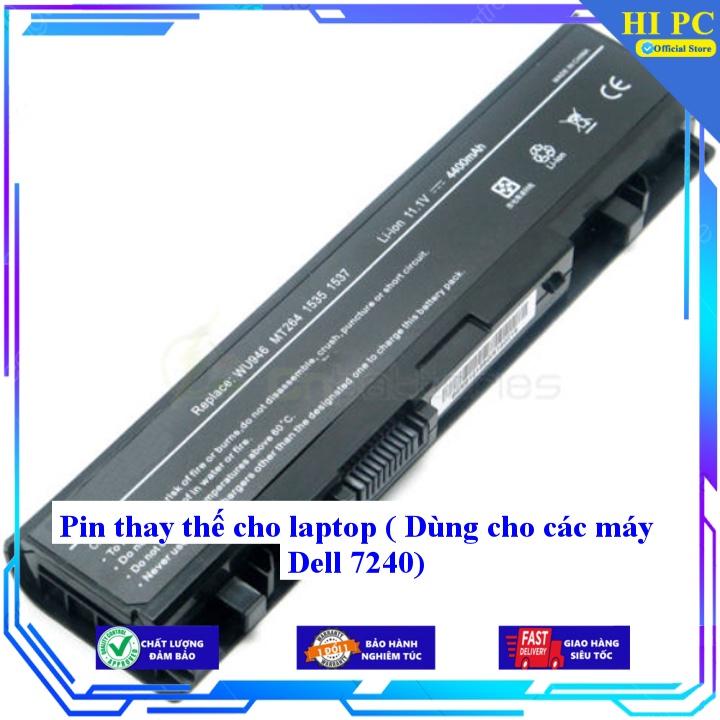Pin thay thế cho laptop Dùng cho các máy Dell 7240  - Hàng Nhập Khẩu