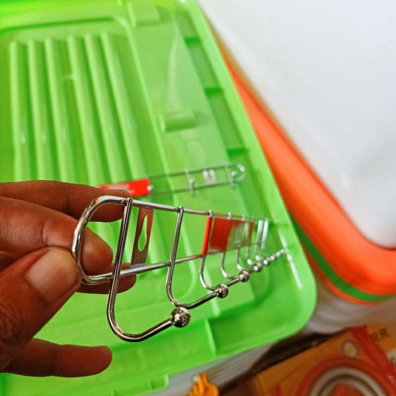 Thanh Móc Inox Treo Quần Áo #6 ❖6 MÓC KHOAN TƯỜNG❖