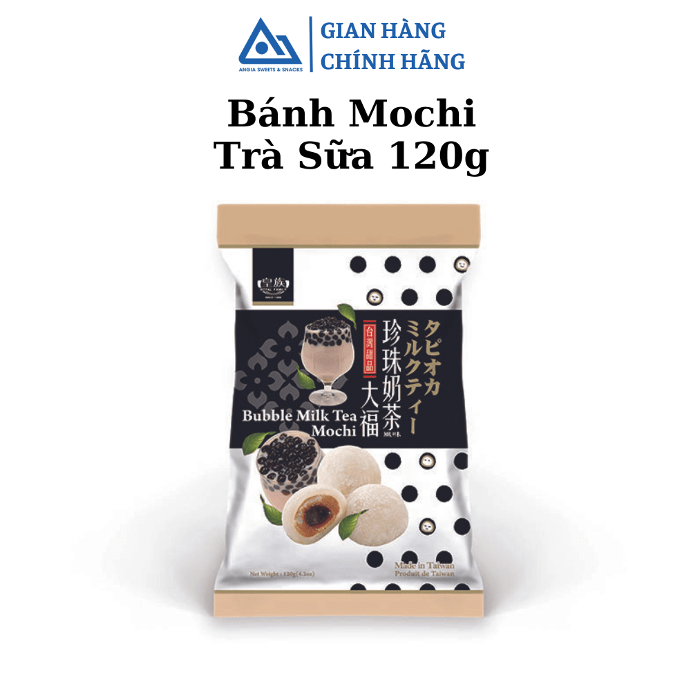 Bánh mochi Đài Loan Royal Family 120g mềm dẻo dinh dưỡng An Gia Sweets Snacks