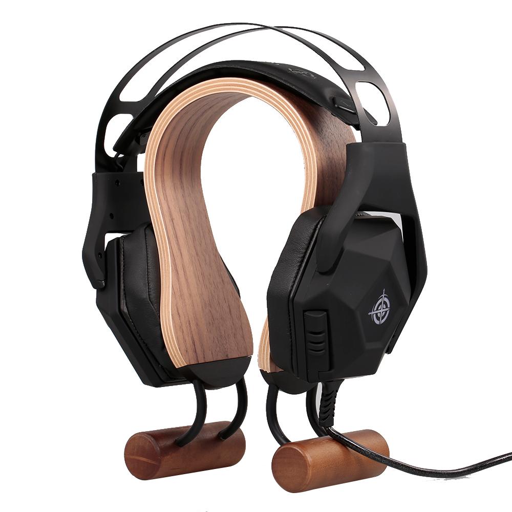 Tai nghe SAMDI SD-009Wa-2 Móc treo tai nghe bằng gỗ Phần còn lại của tai nghe với miếng đệm bảo vệ 3M