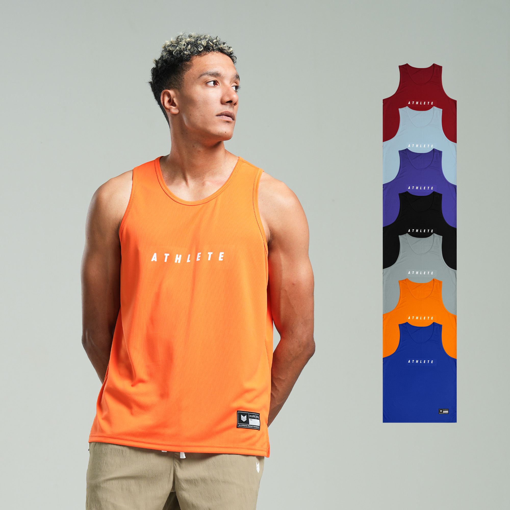 Áo ba lỗ thể thao Redikick Athletic Club Tank Top co giãn thoáng mát chơi Bóng rổ Bóng đá Tập Gym Bóng chuyền